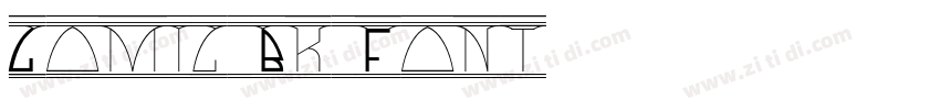 Comic Bk Font字体转换